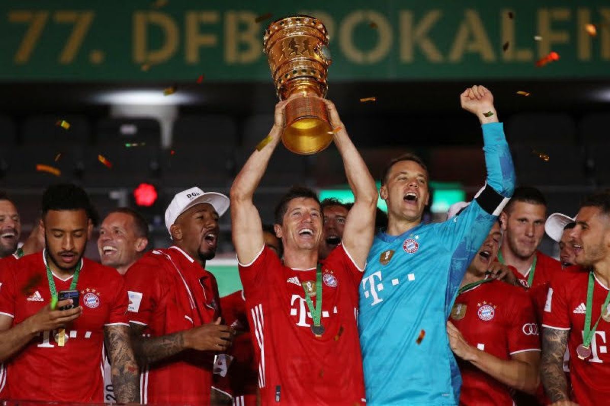 Bayern Muenchen menangi gelar kedua juarai Piala Jerman