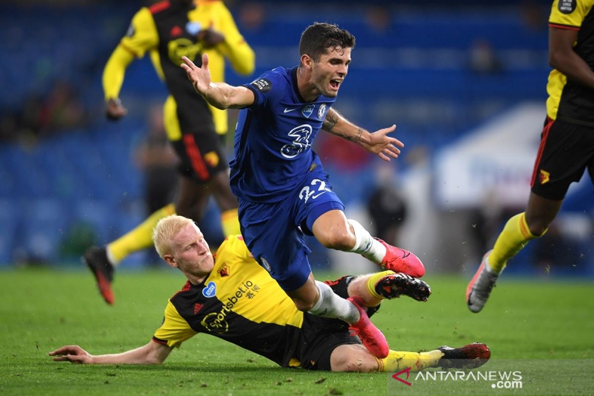 Frank Lampard sanjung kontribusi Pulisic sejak kompetisi dilanjutkan