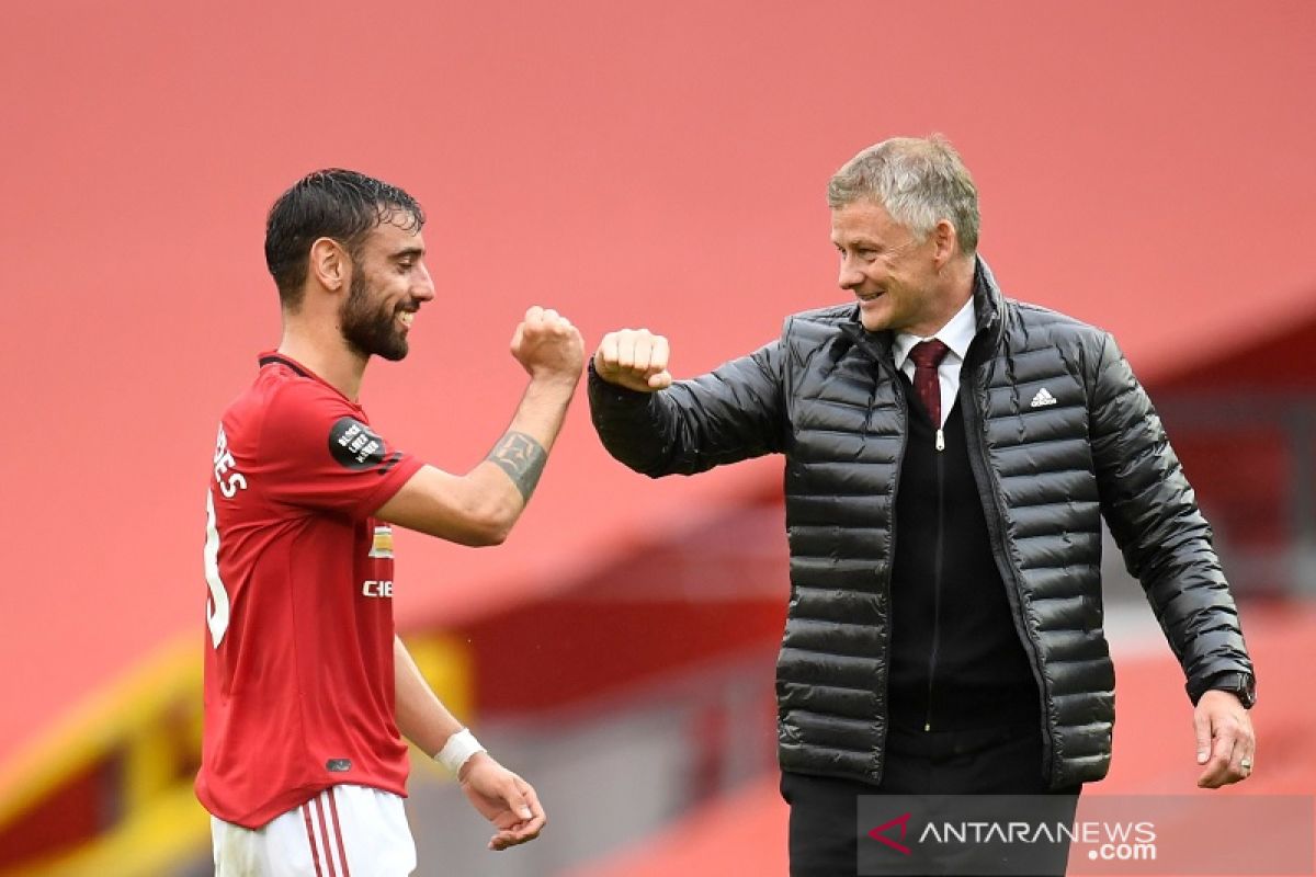 Bruno Fernandes masuk pemain terbaik bulanan Liga Premier