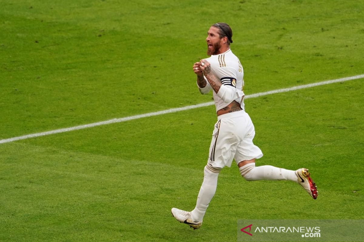 Kapten Sergio Ramos tegaskan jika Real Madrid juara bukan karena bantuan wasit