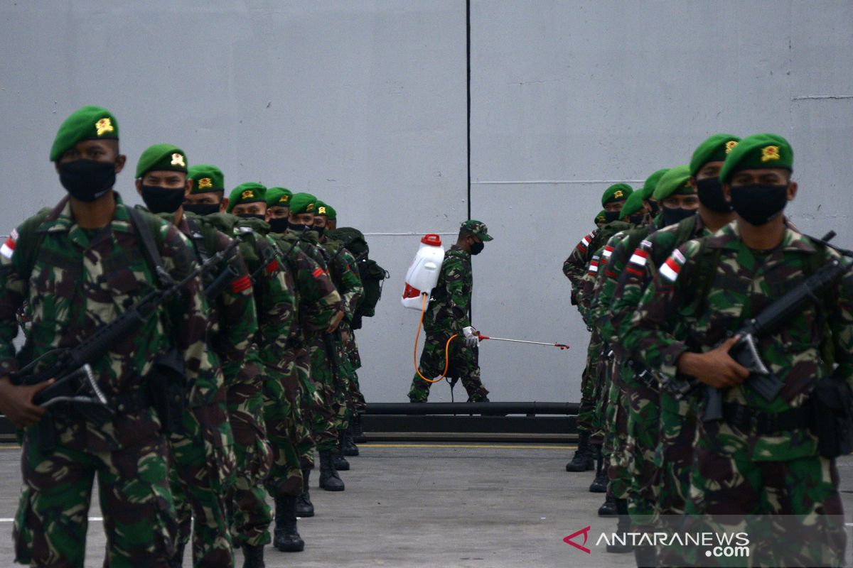 36 anggota TNI yang terkonfirmasi positif COVID-19 dalam keadaan baik