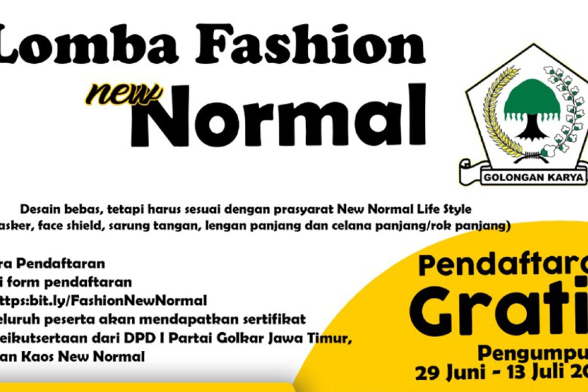 Lomba fashion normal baru digelar di Kota Surabaya