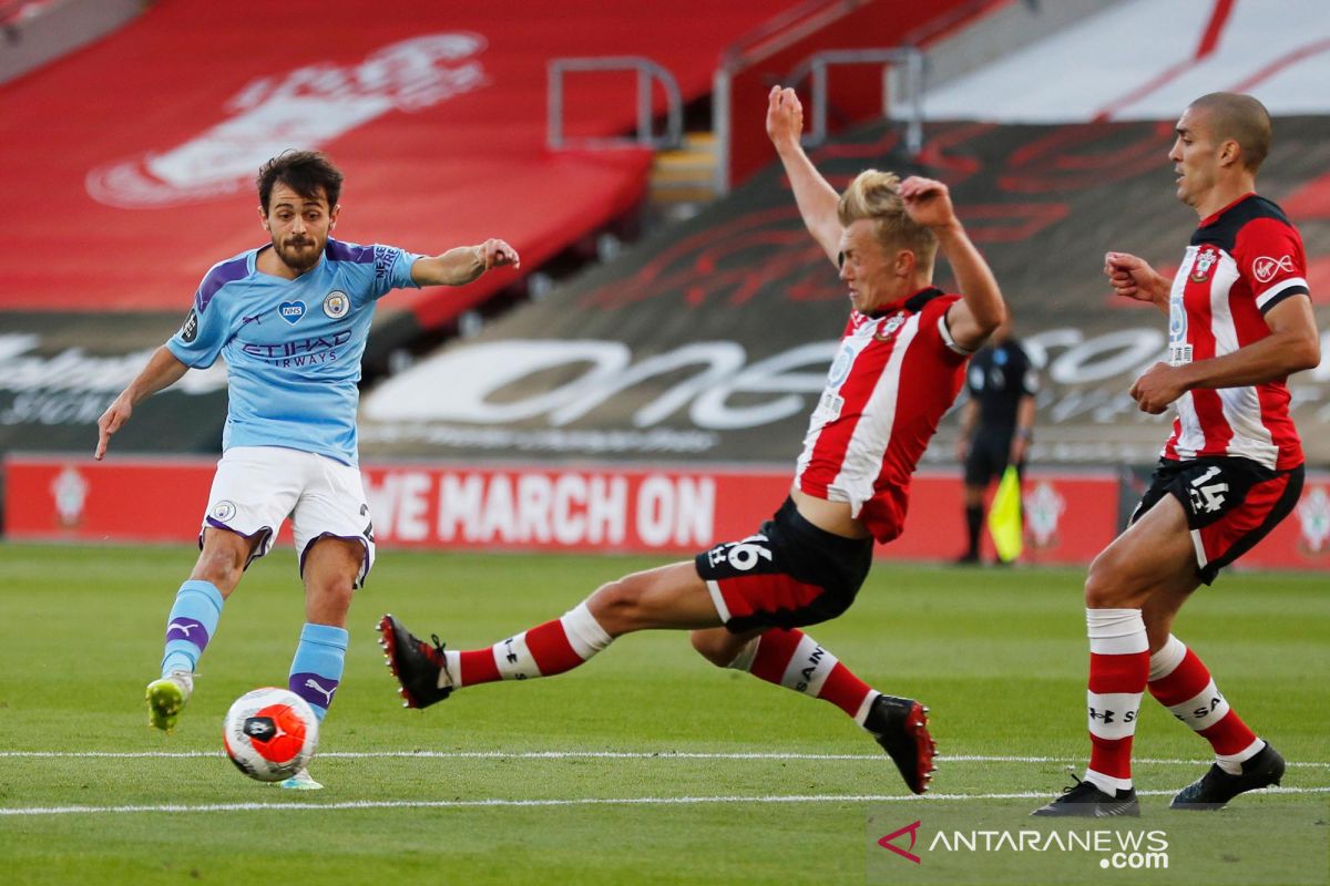 Manchester City tumbang  0-1 dari tuan rumah Southampton