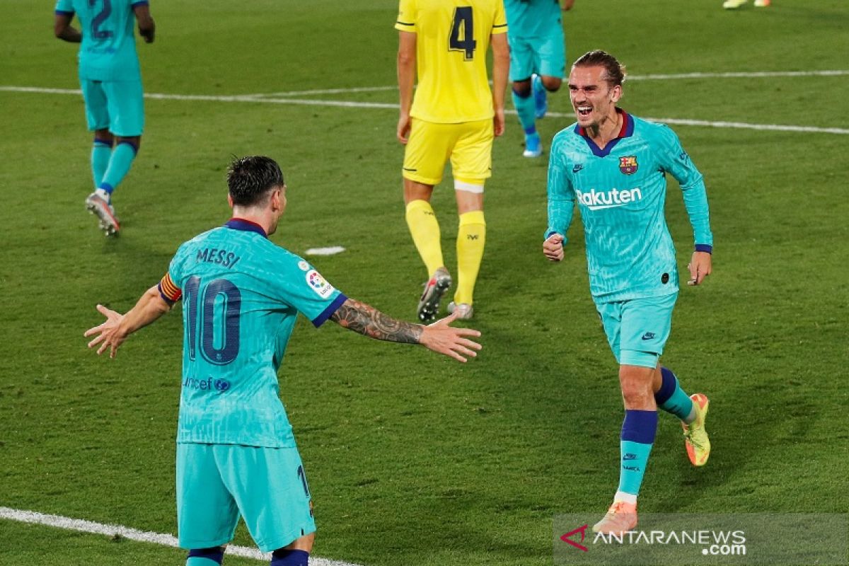 Kalahkan Villarreal, Barcelona pangkas jarak dari Real Madrid