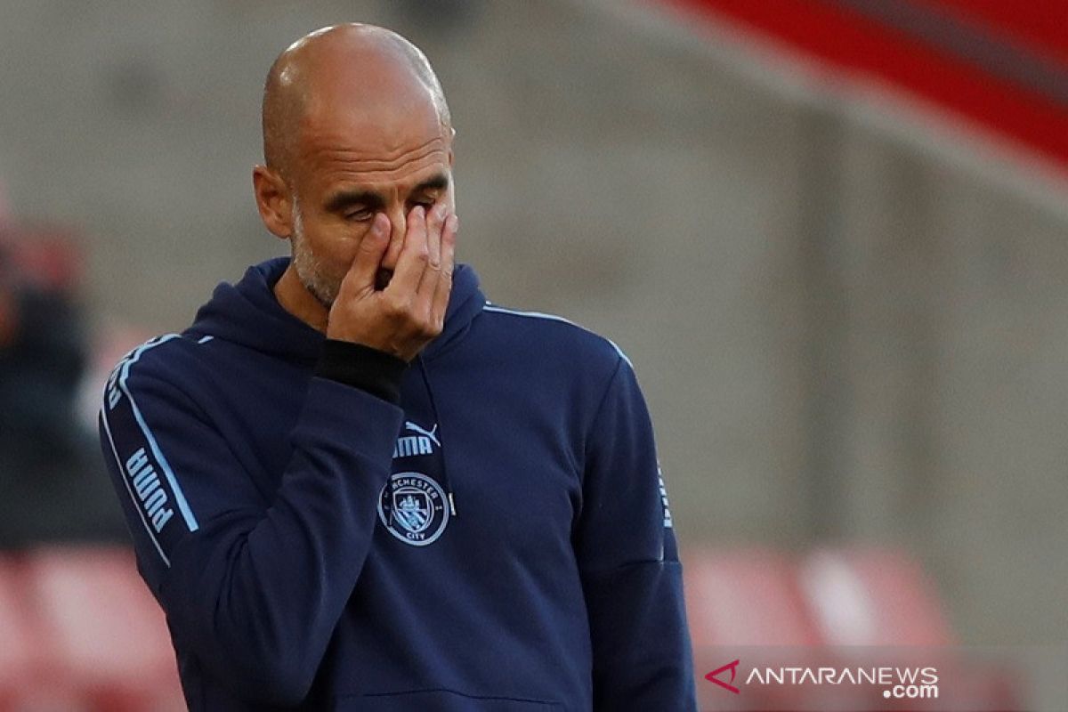 Pep bilang sulit kalahkan tim yang 10 pemainnya berada di kotak penaltinya sendiri