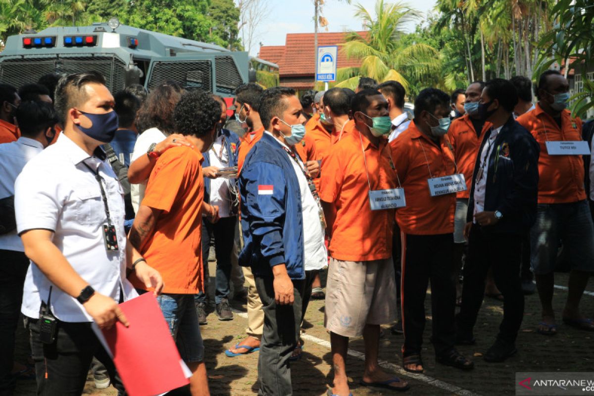 Pembunuhan berencana  kelompok John Kei direkonstruksi Polda Metro