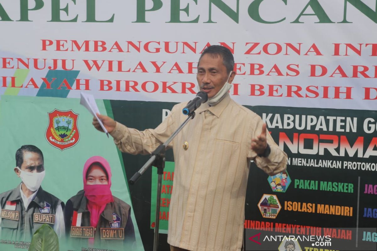 Pemkab Gorontalo canangkan zona integritas Dinas PM-PTSP