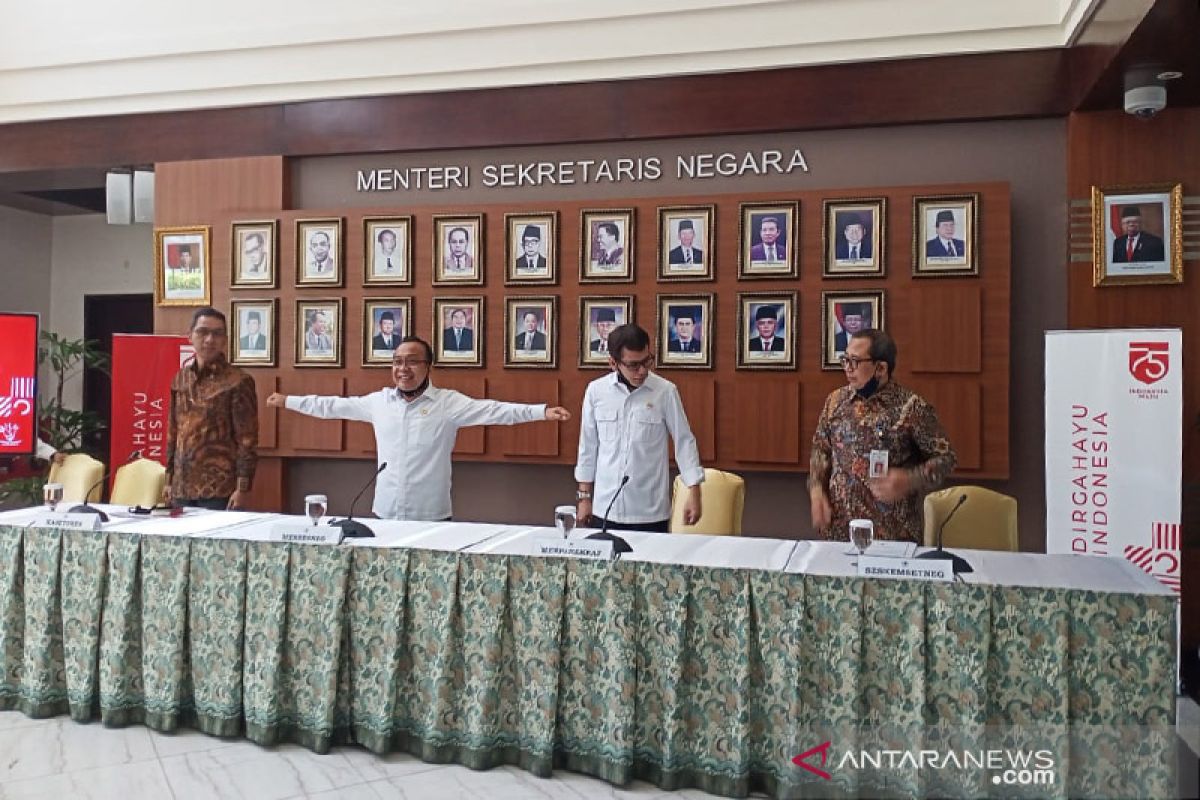 Peringatan HUT ke-75 RI di Istana dilaksanakan terbatas