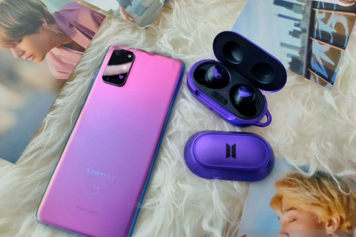 Spesifikasi untuk Samsung Galaxy S20+ dan Buds+ BTS Edition