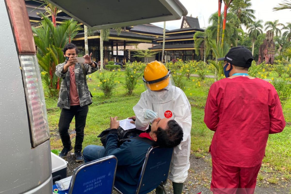 Hasil razia masker di Pontianak, lima orang positif COVID-19