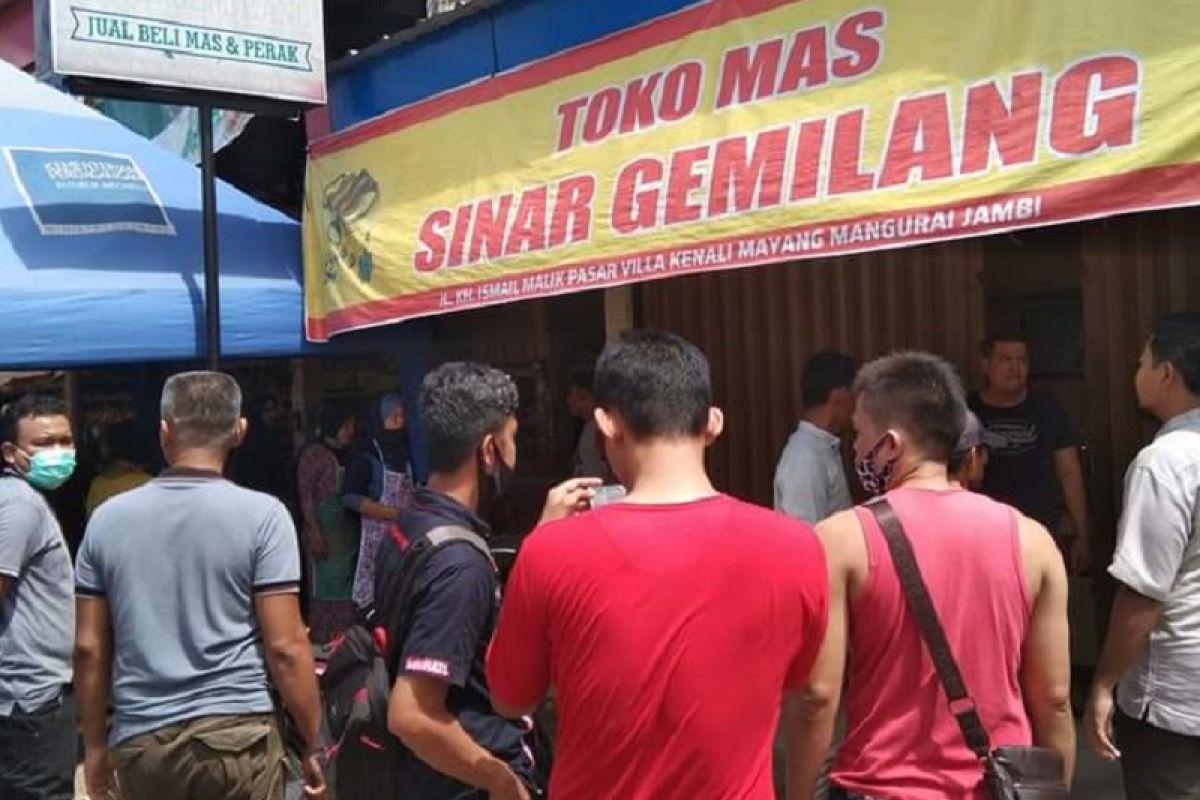 Perampok berpistol menjarah toko emas di Pasar Villa Kenali Jambi