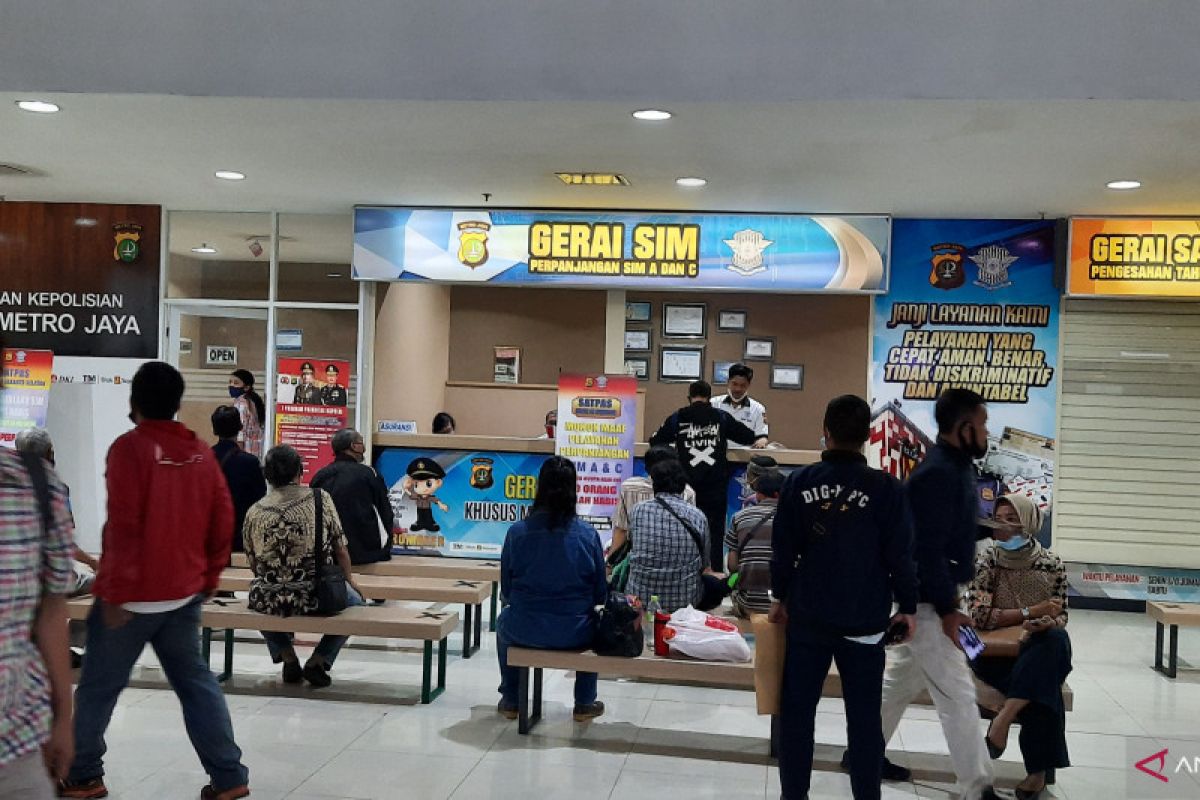 Lima lokasi SIM Keliling yang difasilitasi Polda Metro Jumat ini