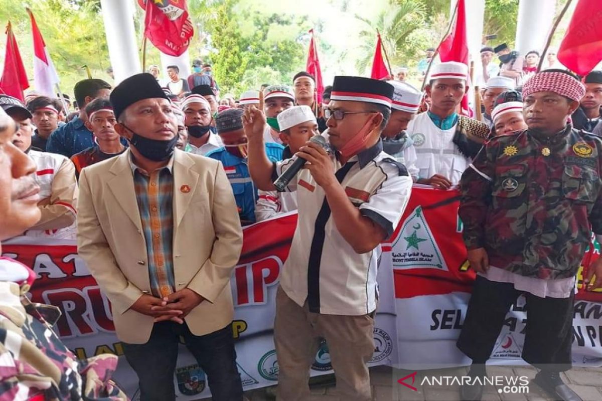 Tolak RUU HIP, aliansi masyarakat Madina bersatu demo ke DPRD