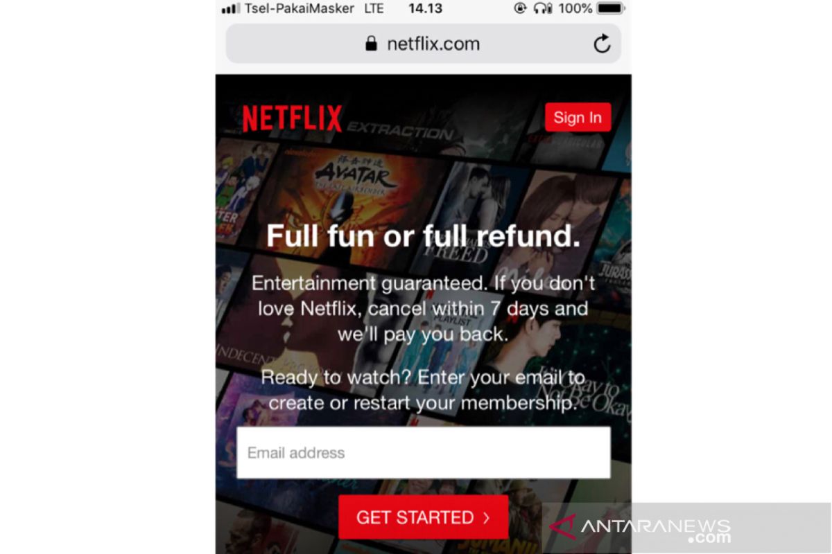 Netflix benarkan bisa diakses lewat jaringan  Telkom