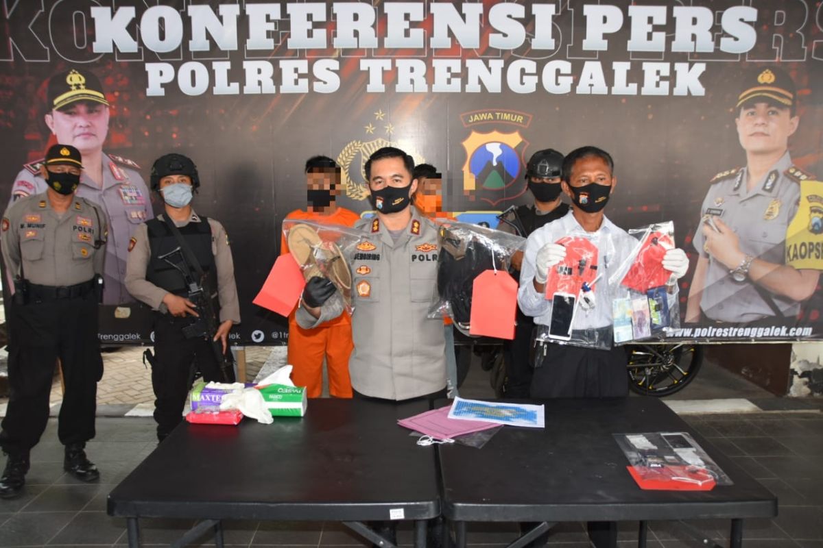 Residivis kasus narkoba tertangkap polisi jual sabu di Trenggalek