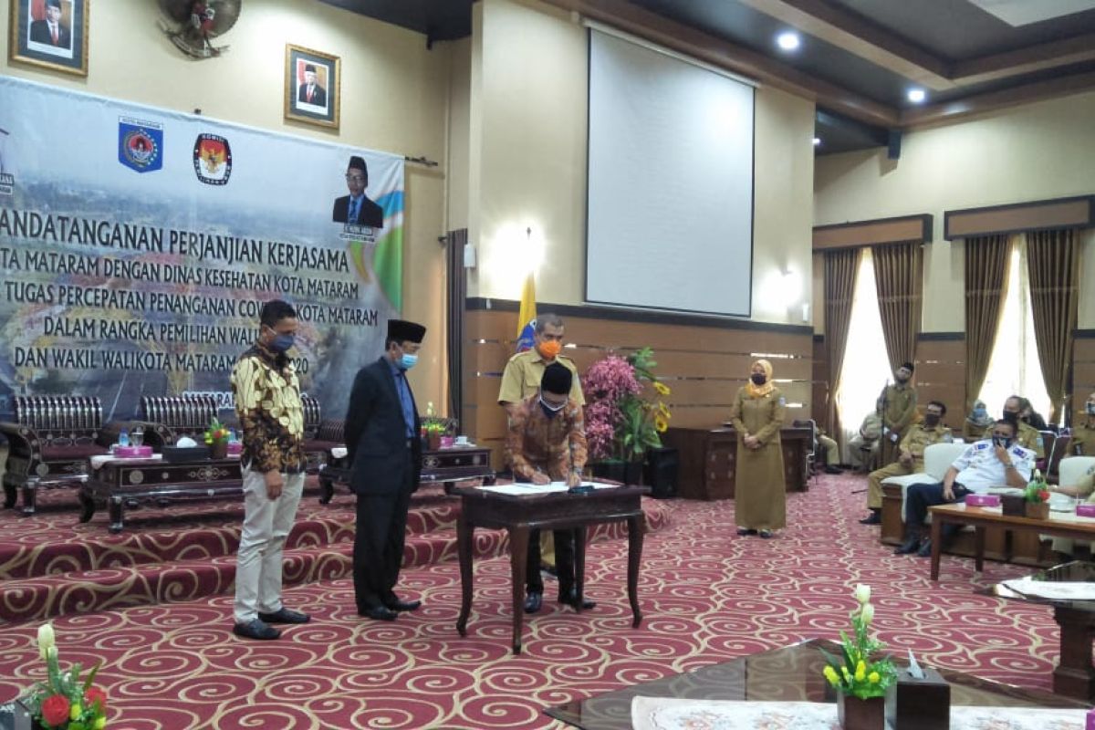 KPU dan Gugus COVID-19 Mataram kerja sama sukseskan Pilkada 2020