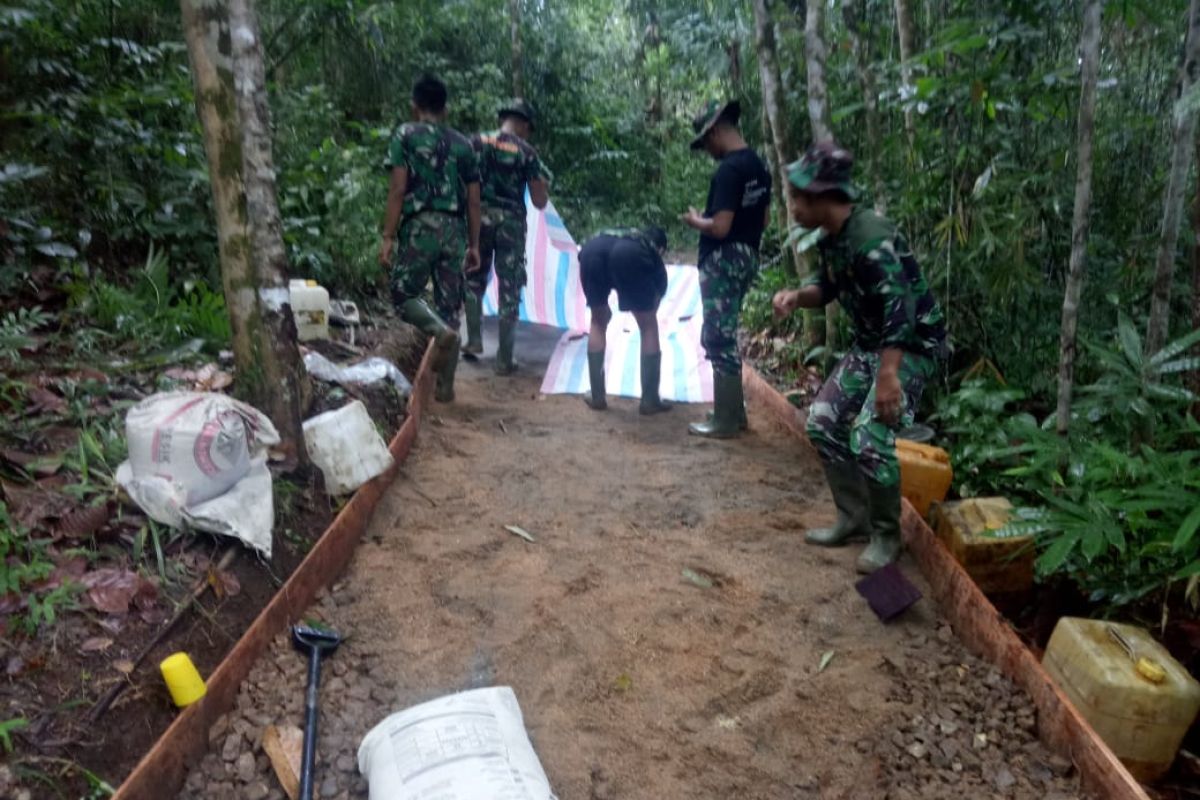 Bacong yakin jasa Satgas TMMD Kodim 1203/Ktp selalu terkenang