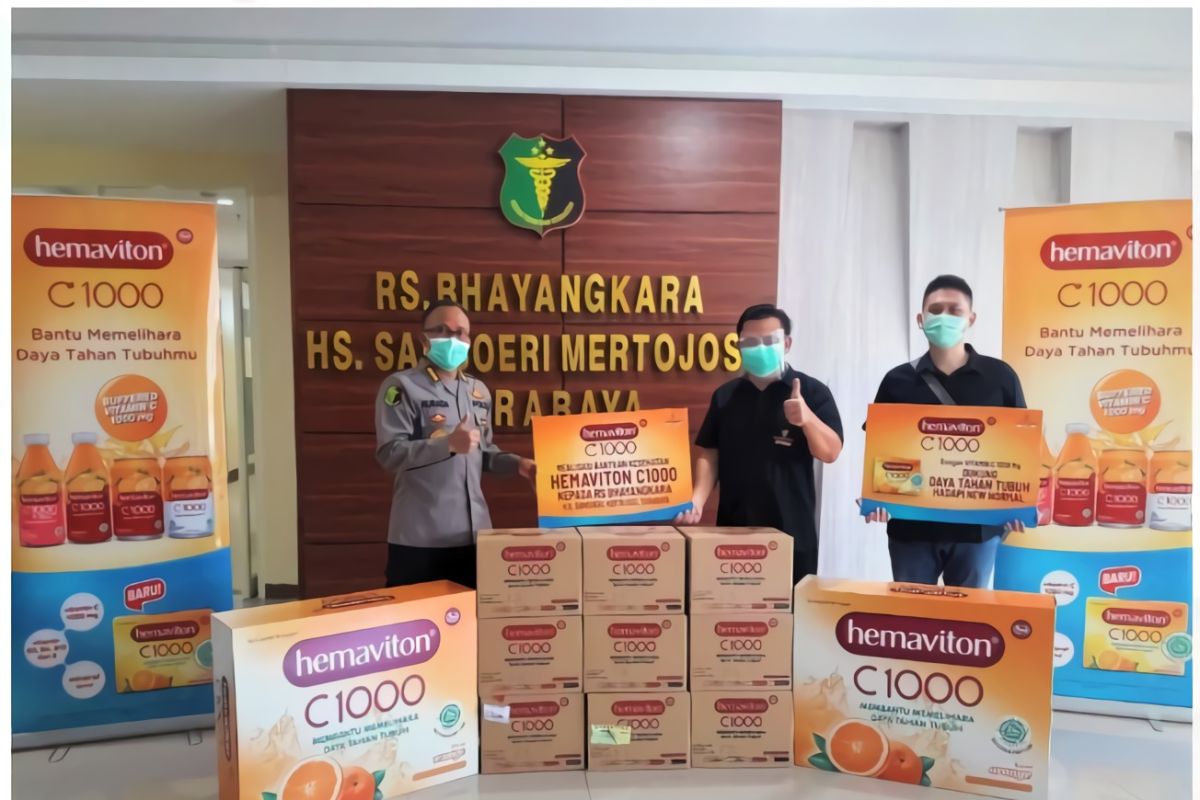 Sambut Hari Bhayangkara, Hemaviton donasikan dua Rumah Sakit Bhayangkara