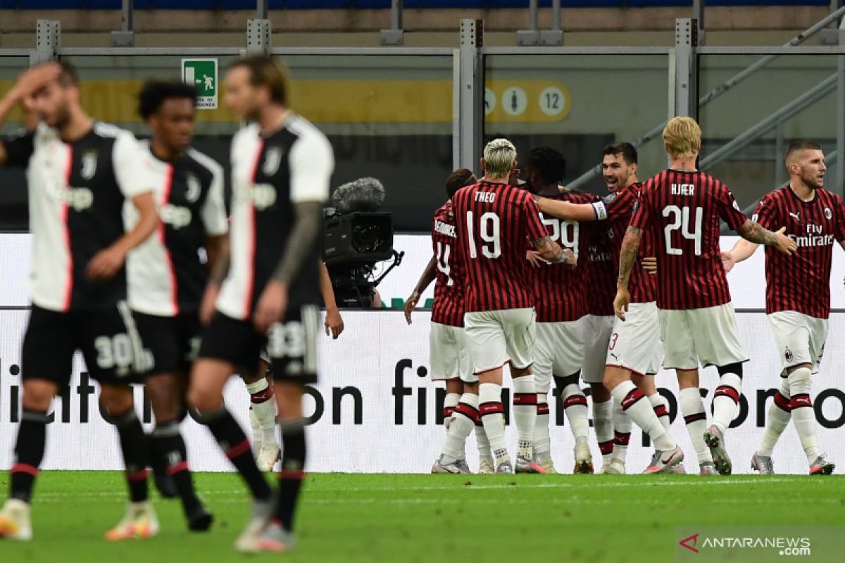 Juventus takluk 2-4 dari Milan di San Siro