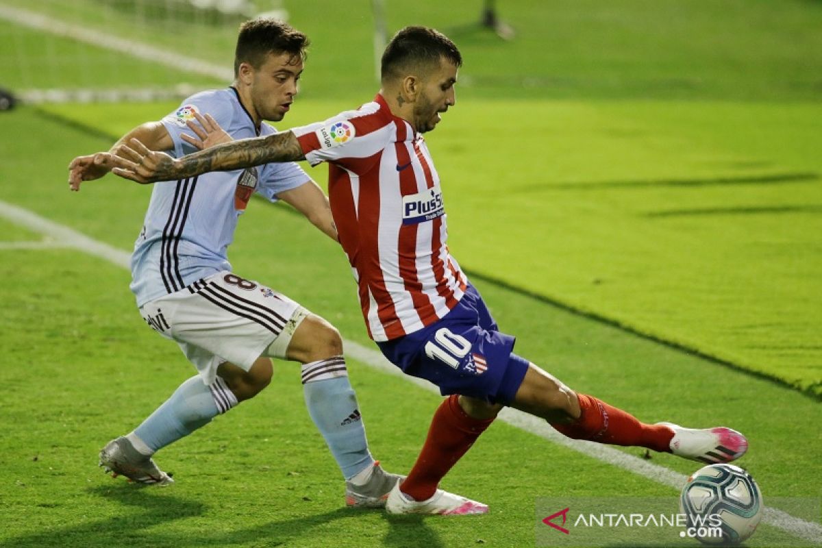 Atletico gagal jaga keunggulan  dan akhirnya diimbangi Celta