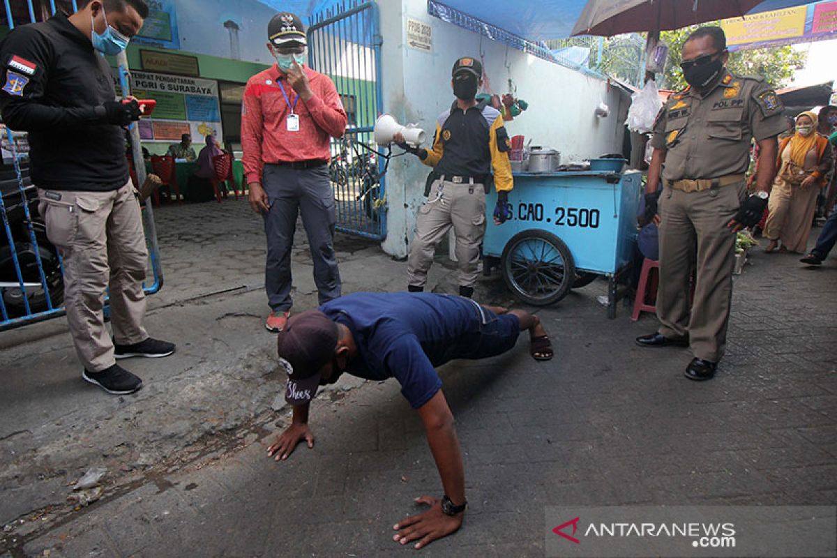 Surabaya siapkan sanksi denda bagi pelanggar protokol kesehatan