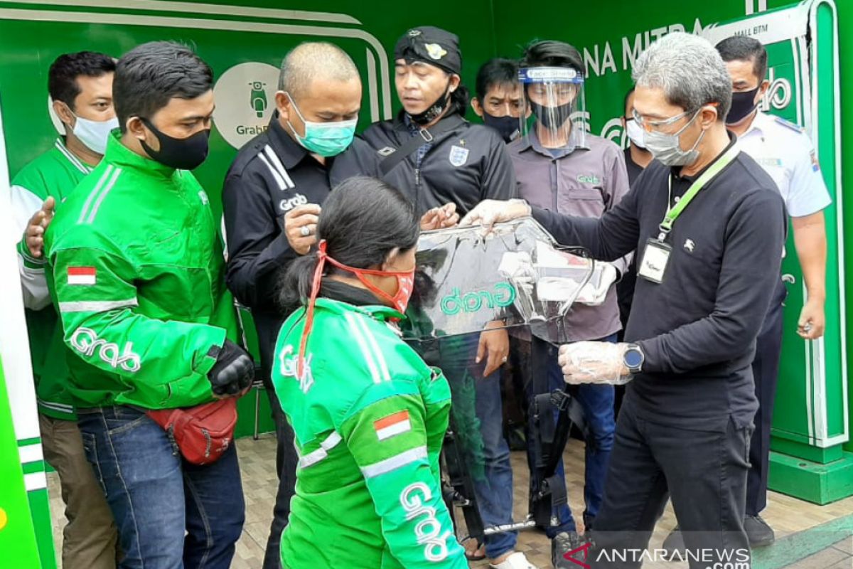 Dedie A Rachim ingatkan Ojol Grab di Kota Bogor terapkan protokol kesehatan