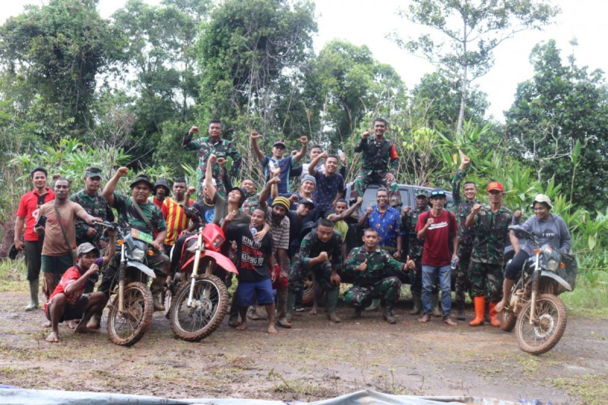 Dandim 1709/Yawa ajak wartawan ke lokasi TMMD