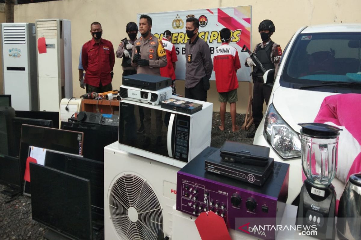 Polres tangkap pembobol 20 rumah dan ruko beraksi selama pandemi COVID-19