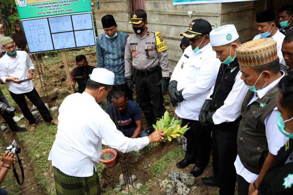 Baitul Mal bangun 273 rumah fakir miskin di Aceh Utara tahun ini