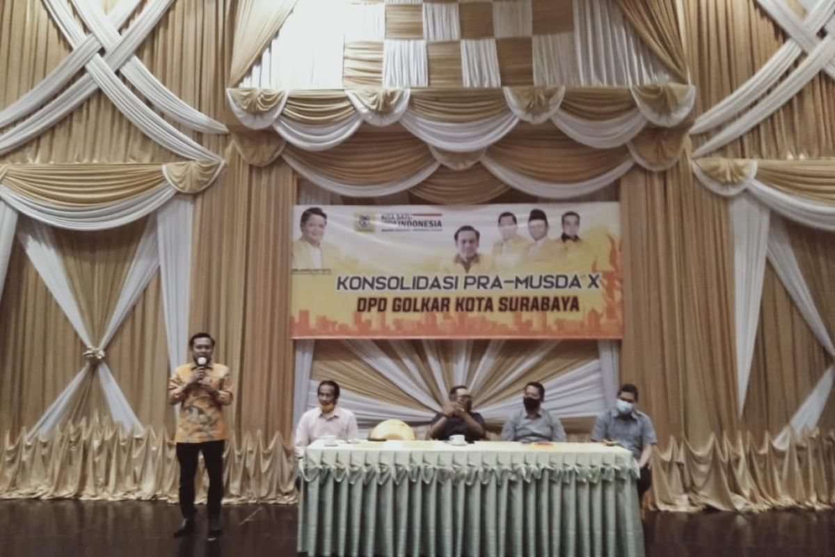 Arif Fathoni calon kuat Ketua Partai Golkar Surabaya