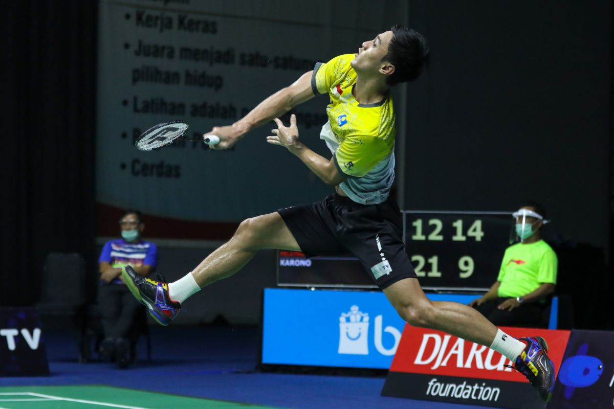 Ginting dan Rhustavito terhenti di babak pertama Denmark Open 2021