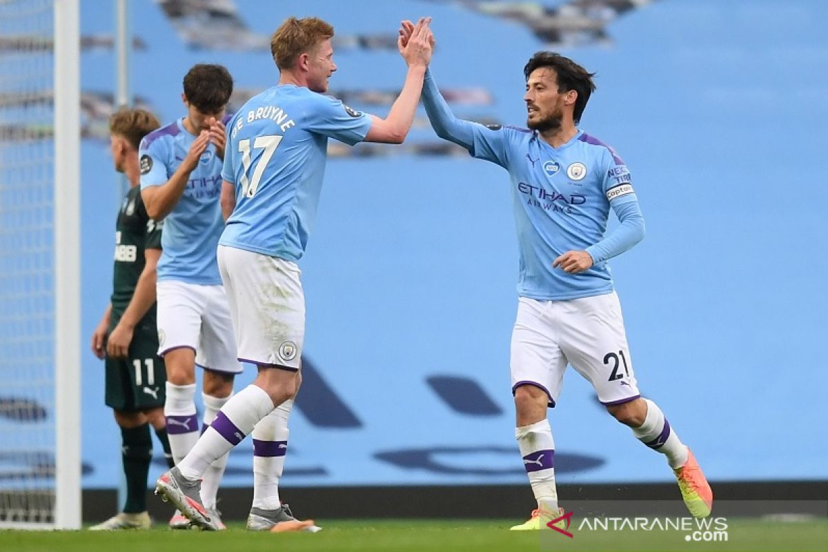 Manchester City gilas Newcastle dengan skore 5-0