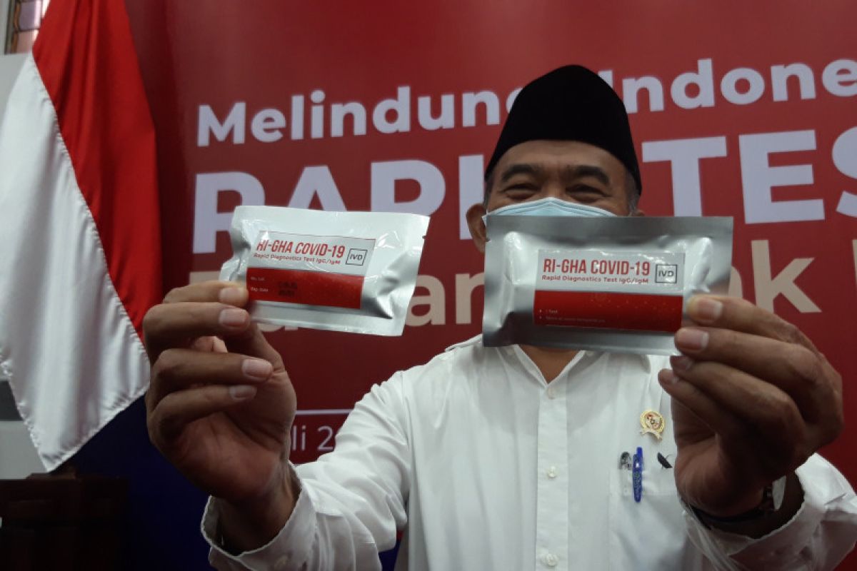 Pemerintah akan produksi 200 ribu unit tes cepat inovasi dalam negeri