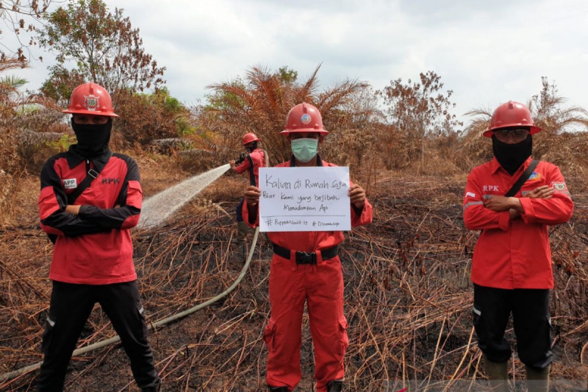 Cerita tim kebakaran Sinarmas tetap siaga kala Pandemi COVID-19 melanda