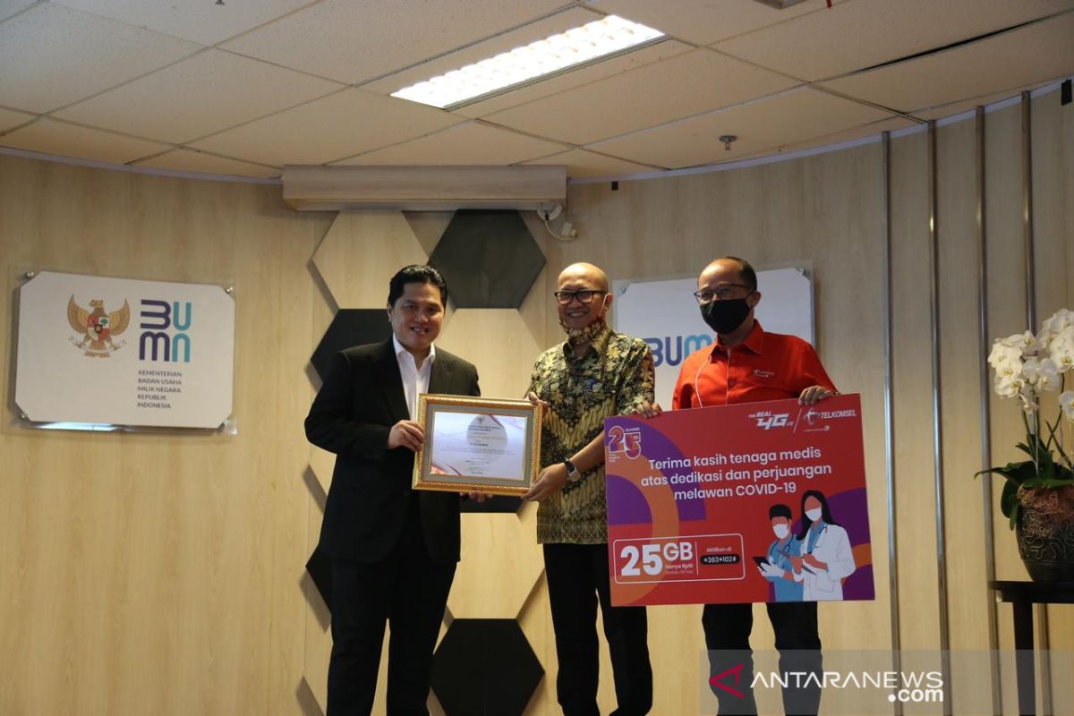 Telkomsel hadirkan paket khusus kuota data 25GB per bulan untuk 10.000 relawan COVID-19