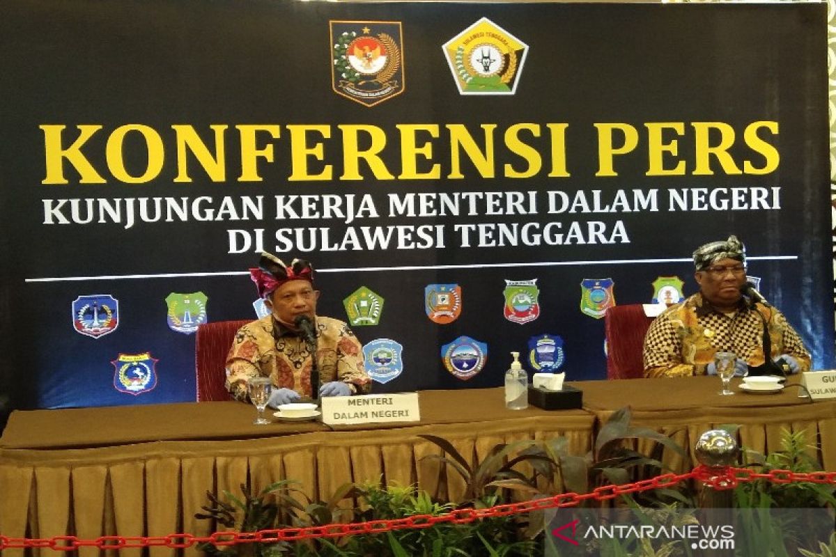 Mendagri sarankan Pemprov Sultra buat Perda penanganan COVID-19