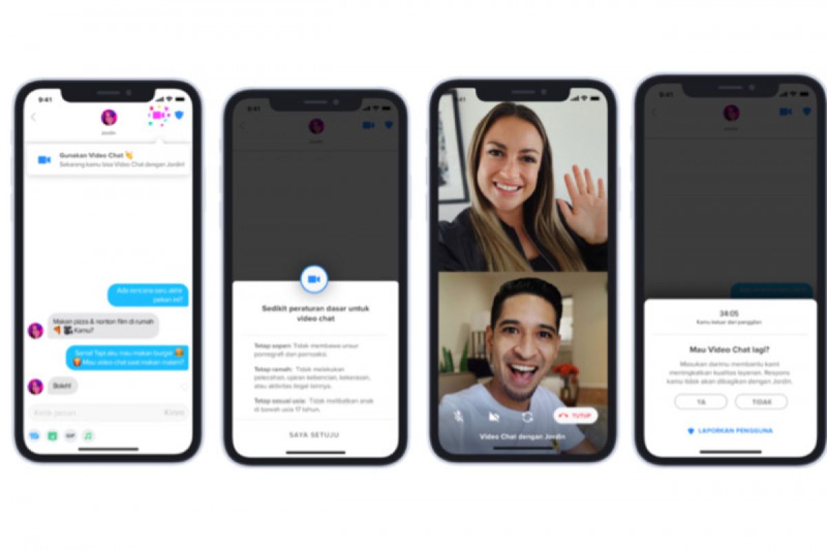 Tinder uji coba fitur 'video chat' di Indonesia