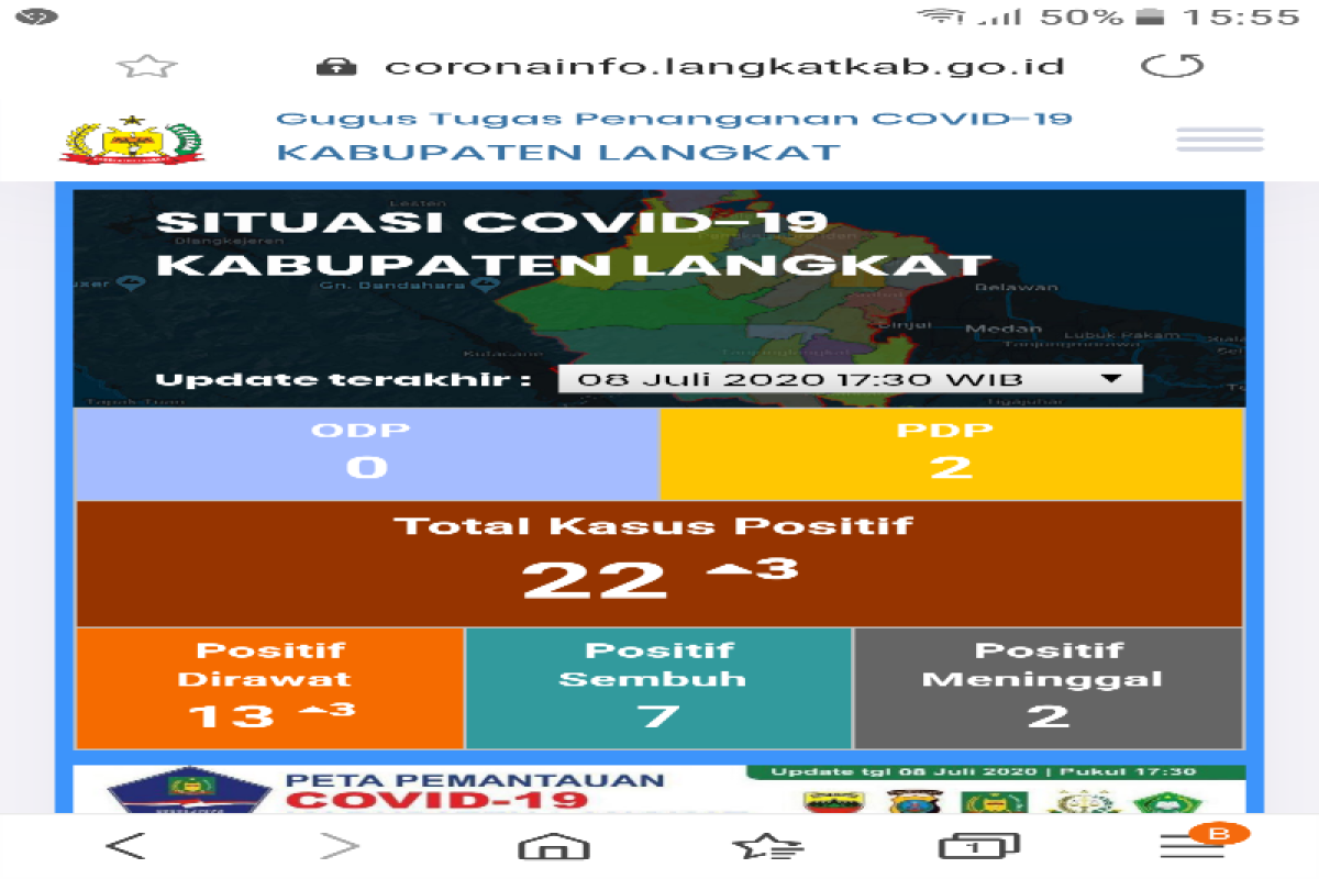 Positif COVID-19 di Langkat sudah 22 orang