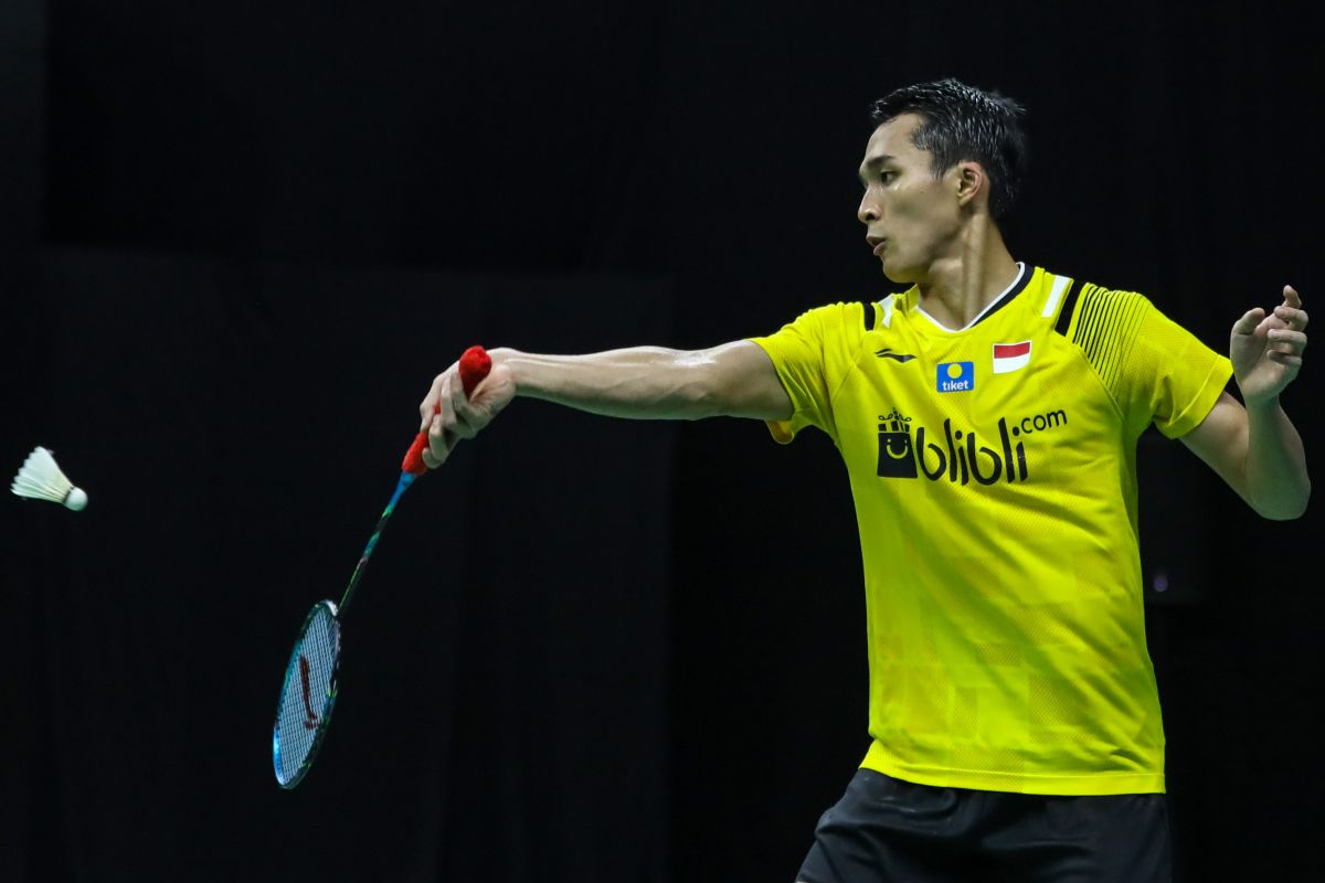 Jonatan Christie kandas di babak pertama Thailand Open II