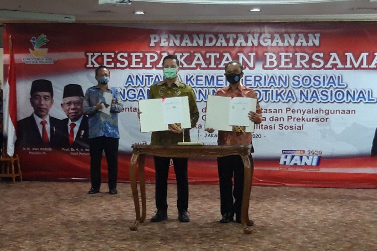 Kemensos-BNN kerja sama pencegahan narkotika dan rehabilitasi sosial