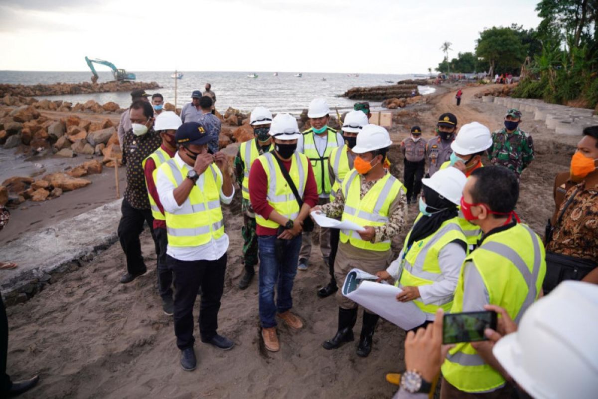 Wagub dorong percepatan pembangunan pengaman abrasi pantai Galesong Takalar