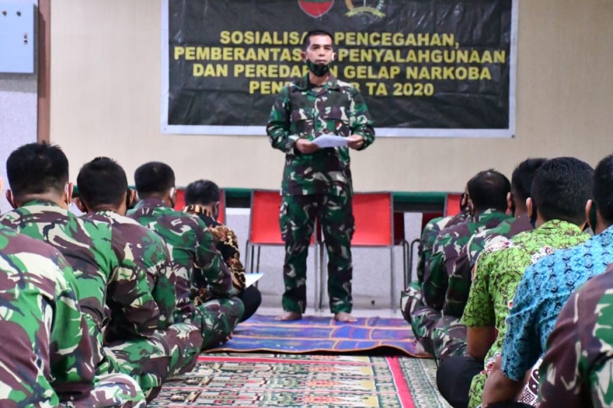 Pendam I/BB Kolonel Inf Zeni Djunaidi sosialisasikan penyalahgunaan narkoba bagi prajurit