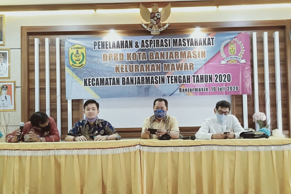 DPRD Banjarmasin turun reses sekalian sosialisasi penanganan COVID-19