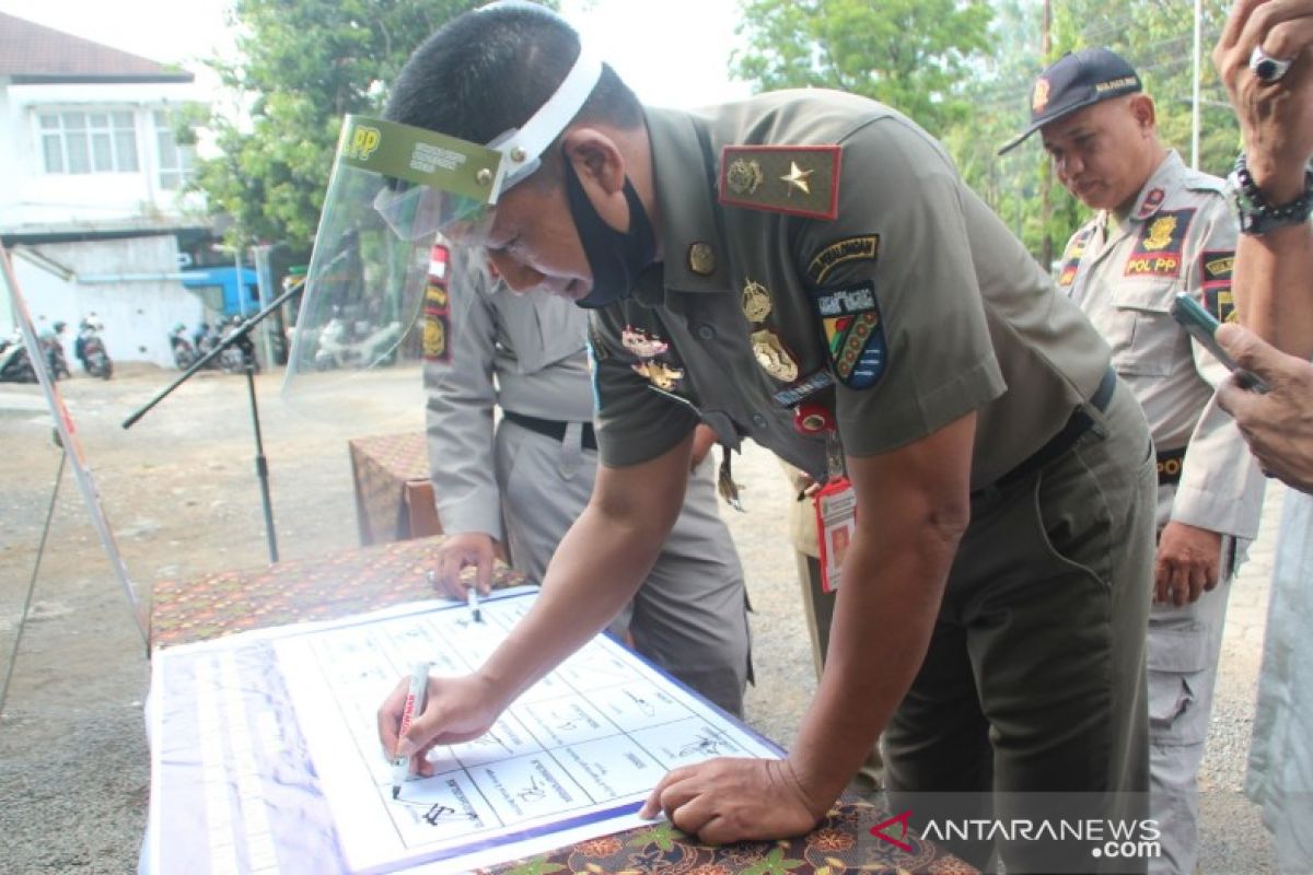 Satpol PP Pekalongan deklarasikan  zona integritas WBK