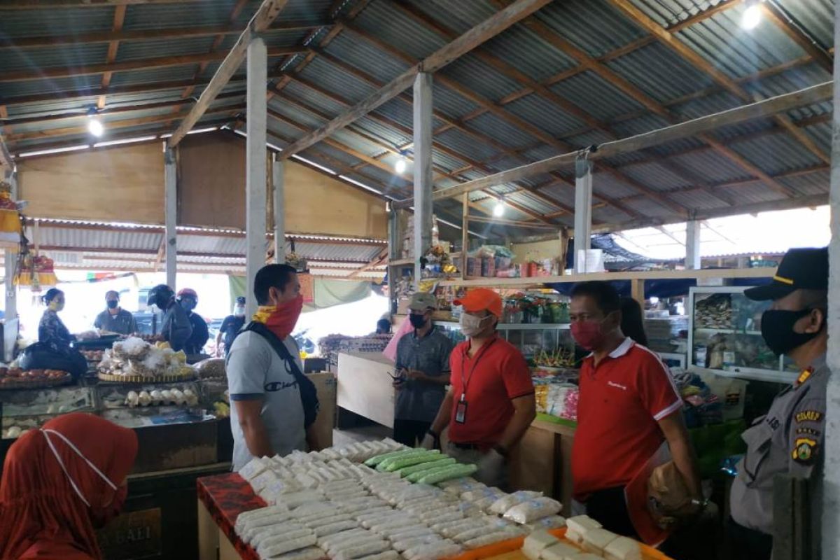 Masuki Normal Baru, Tim Disperindag Bali tinjau Pasar Umum Gianyar
