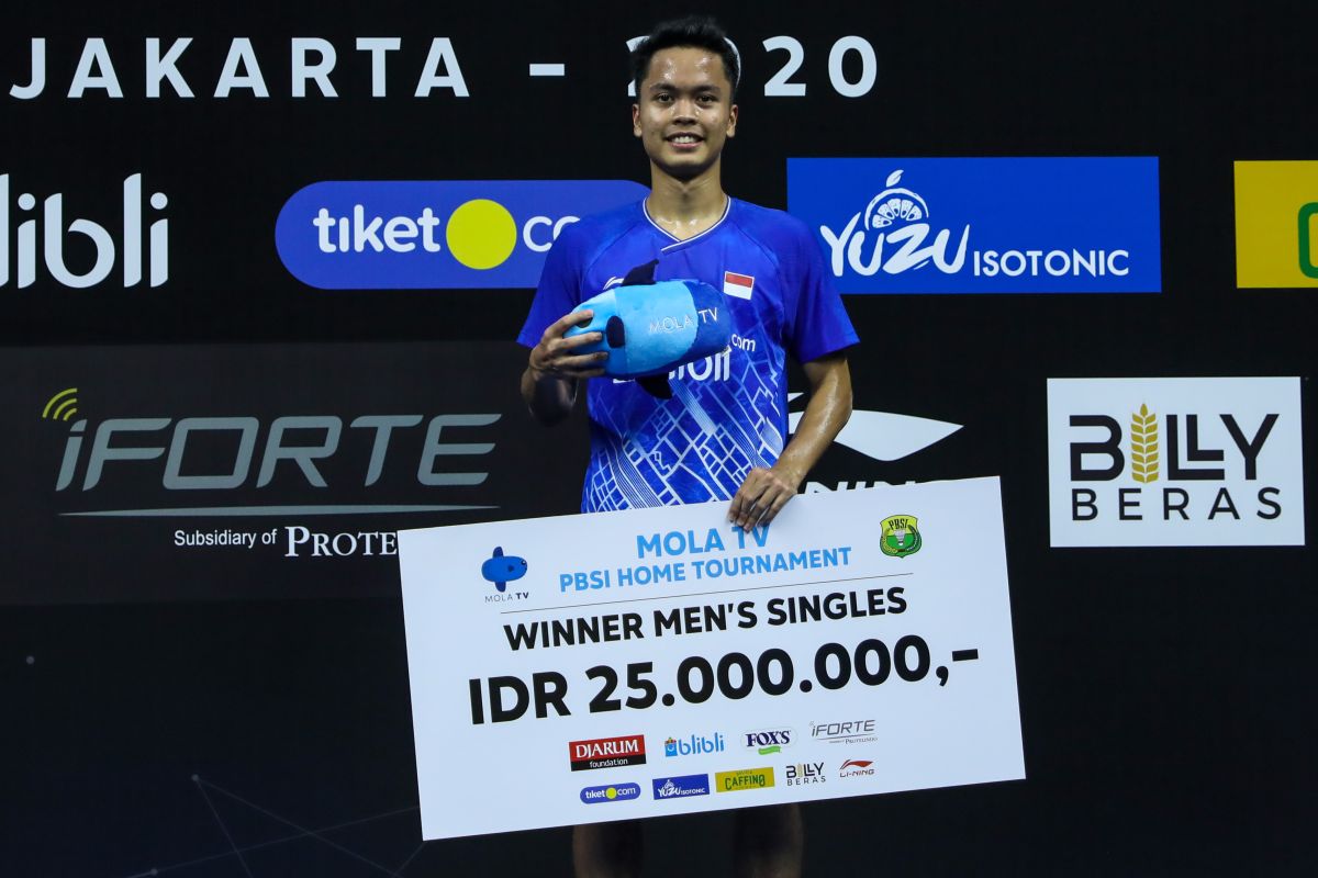 Tekuk Shesar, Ginting juara turnamen internal PBSI