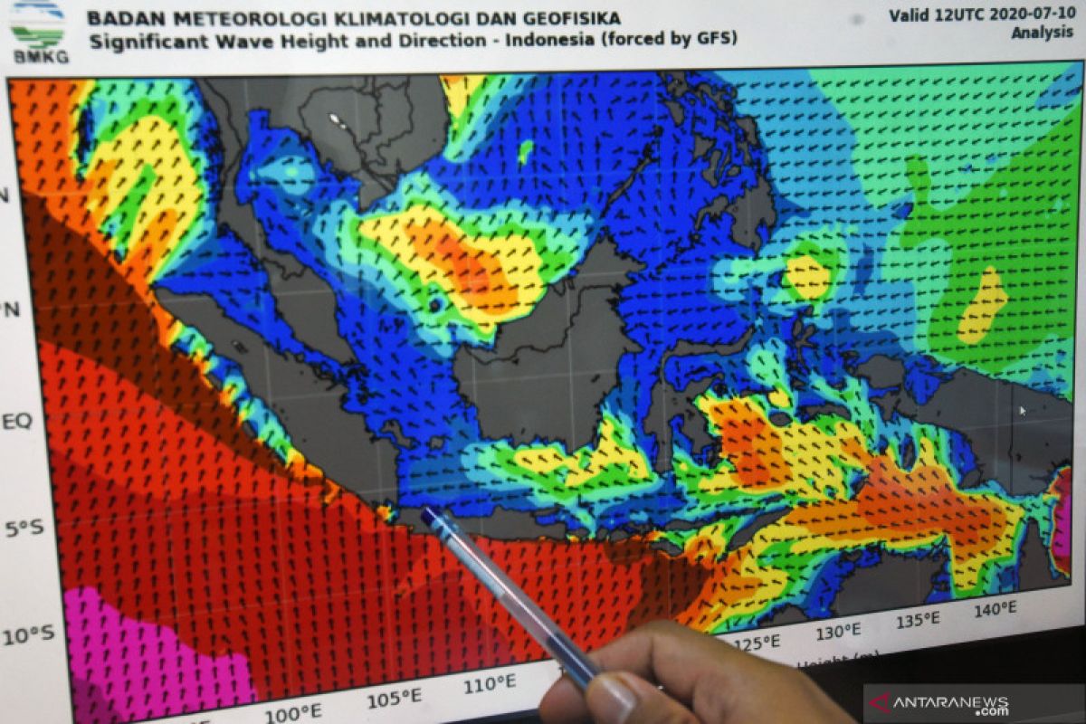 Tekanan rendah di Laut Timor picu hujan lebat