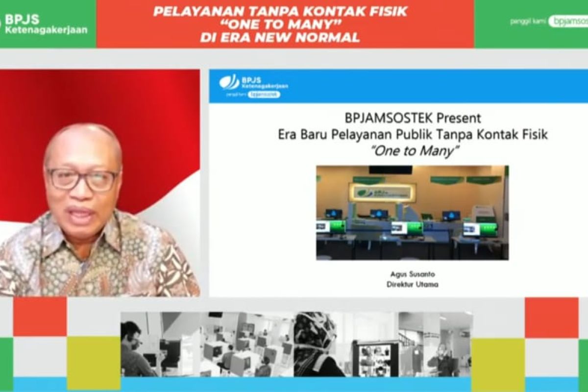 BPJAMSOSTEK gelar Webinar bahas kebaruan layanan di era new normal