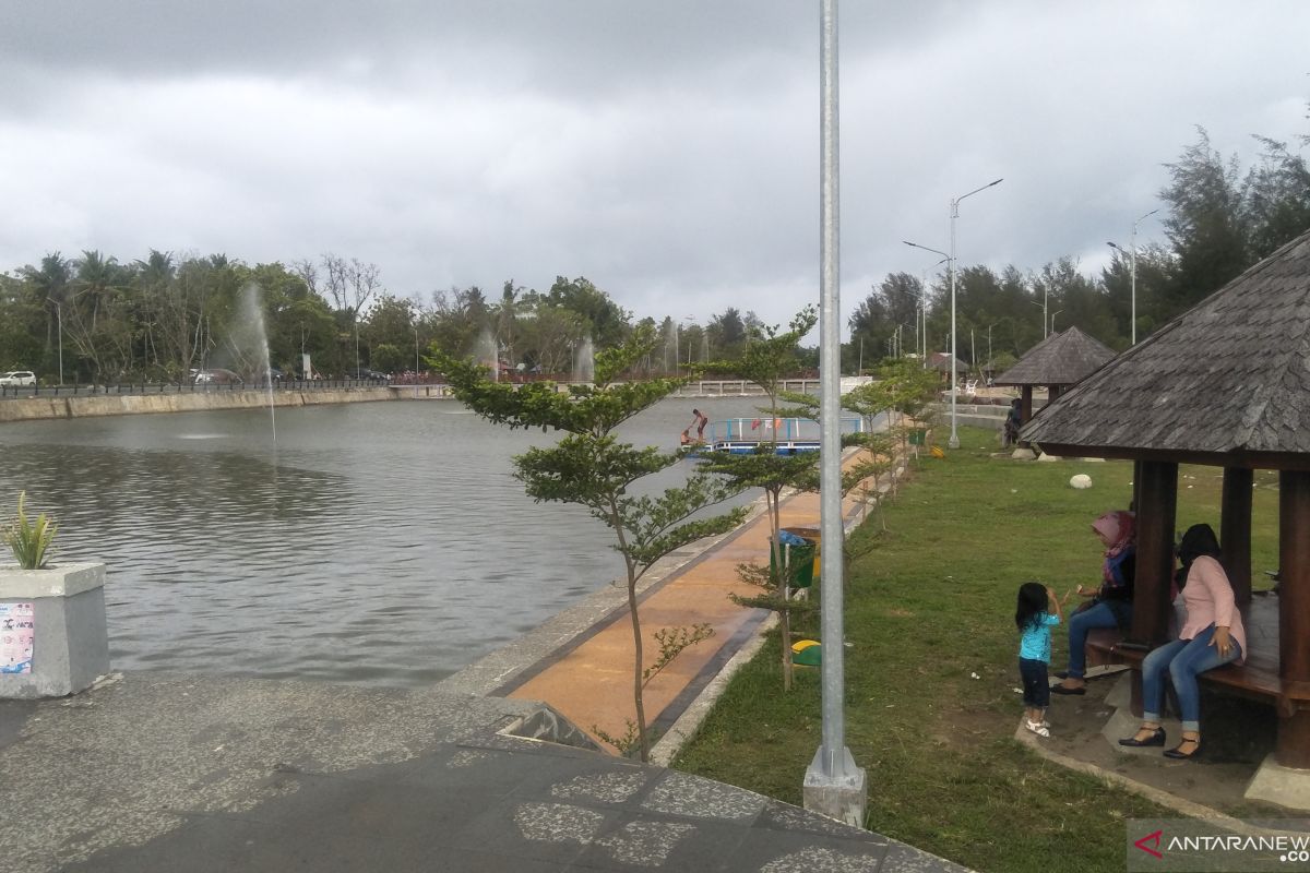 Talao Pauh tourism object now completed with water fountain