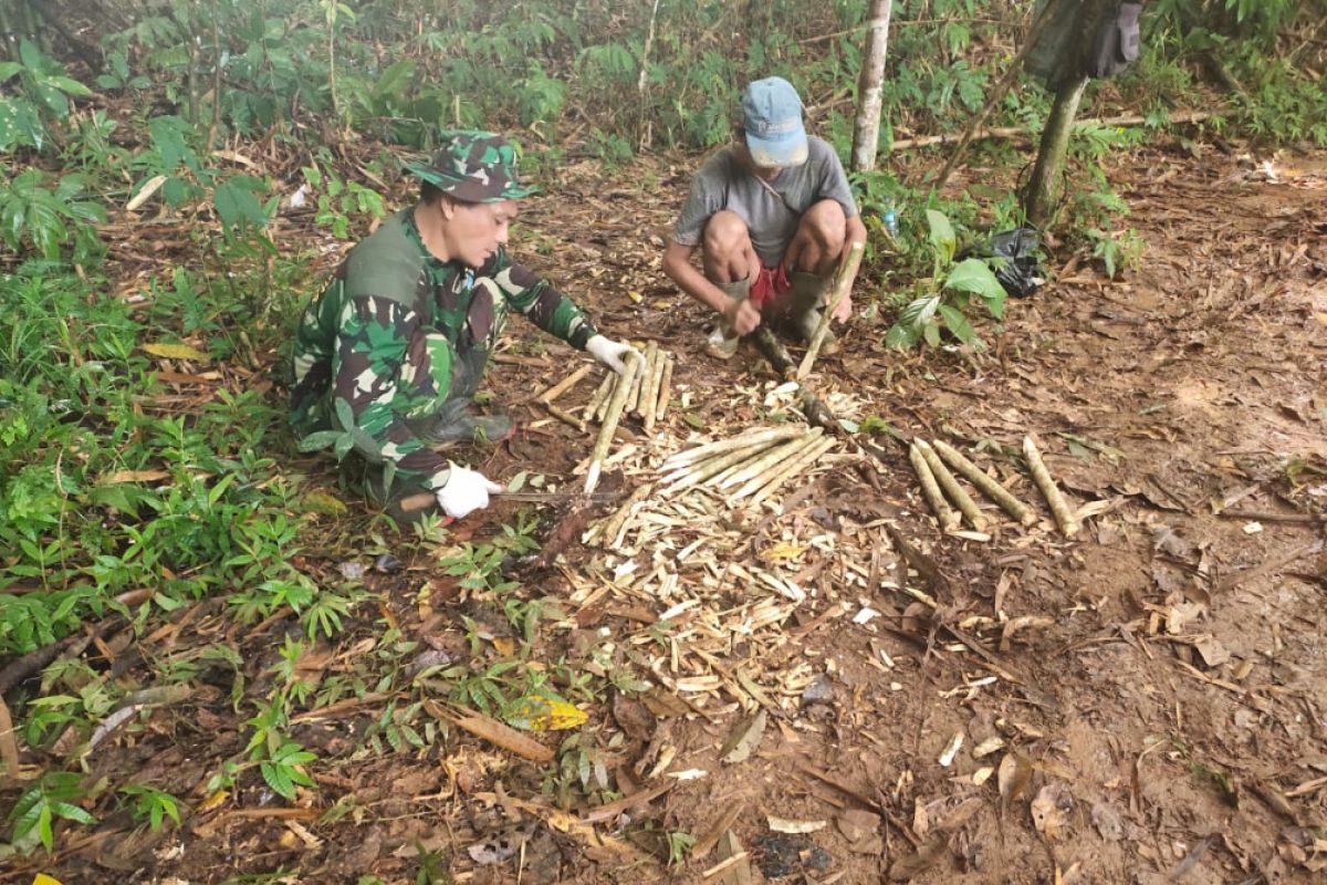 Serda Iqnatius anggota TMMD berasal dari Tumbang Titi